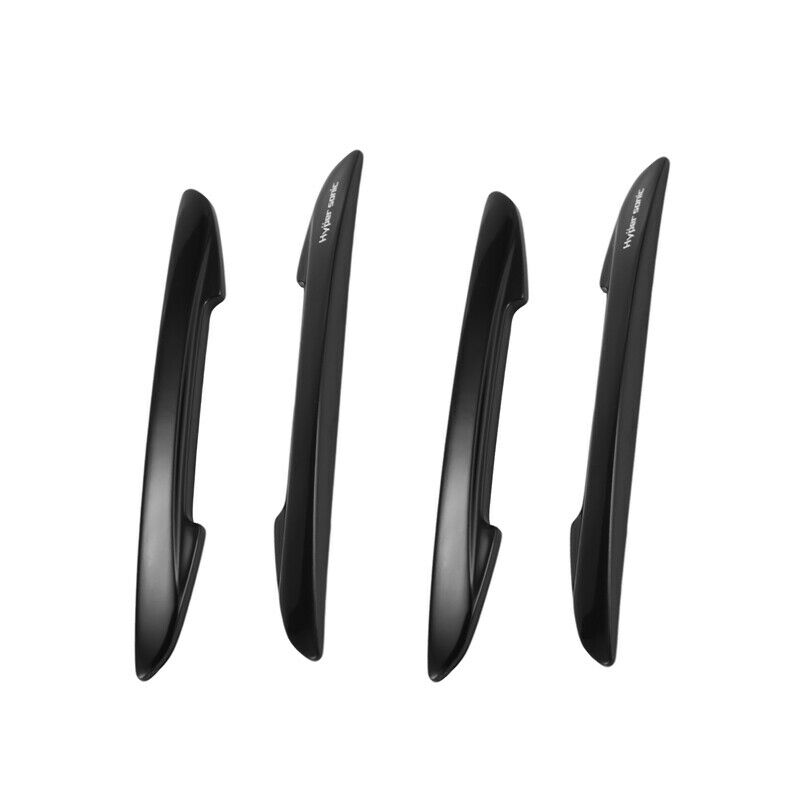 Hypersonic Car Door Edge Protectors Plastic Door Guard Black 4PCS L4T6