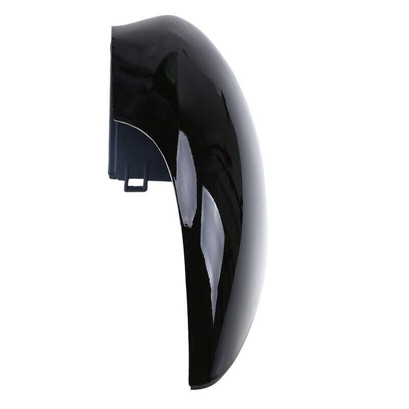 Glossy Black Left Side Rearview Mirror Cover Fit Ford Fiesta Hatchback 2011-2017