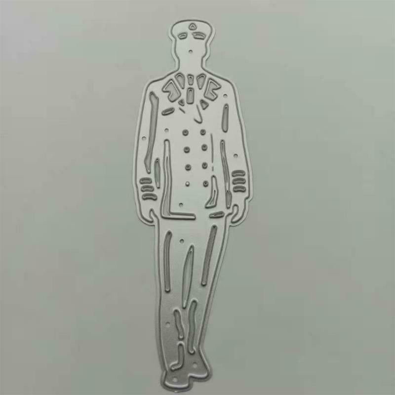 Policemen Metal Cutting Dies Stencil DIY Scrapbooking Album Paper Card Template