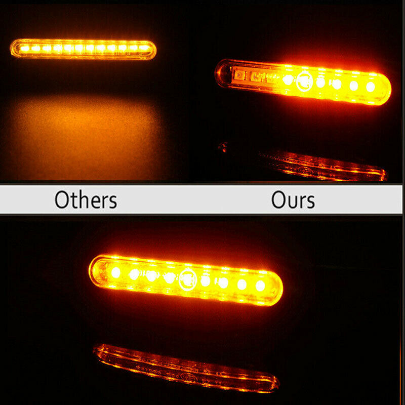 1x LED Motorcycle Mini Blinker 12V Sequential Running Light E24  D.l8