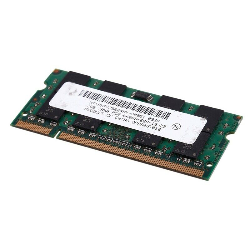 2GB DDR2 PC2-6400 800MHz 200Pin 1.8V Laptop Memory SO-DIMM ebook RAM L5U8