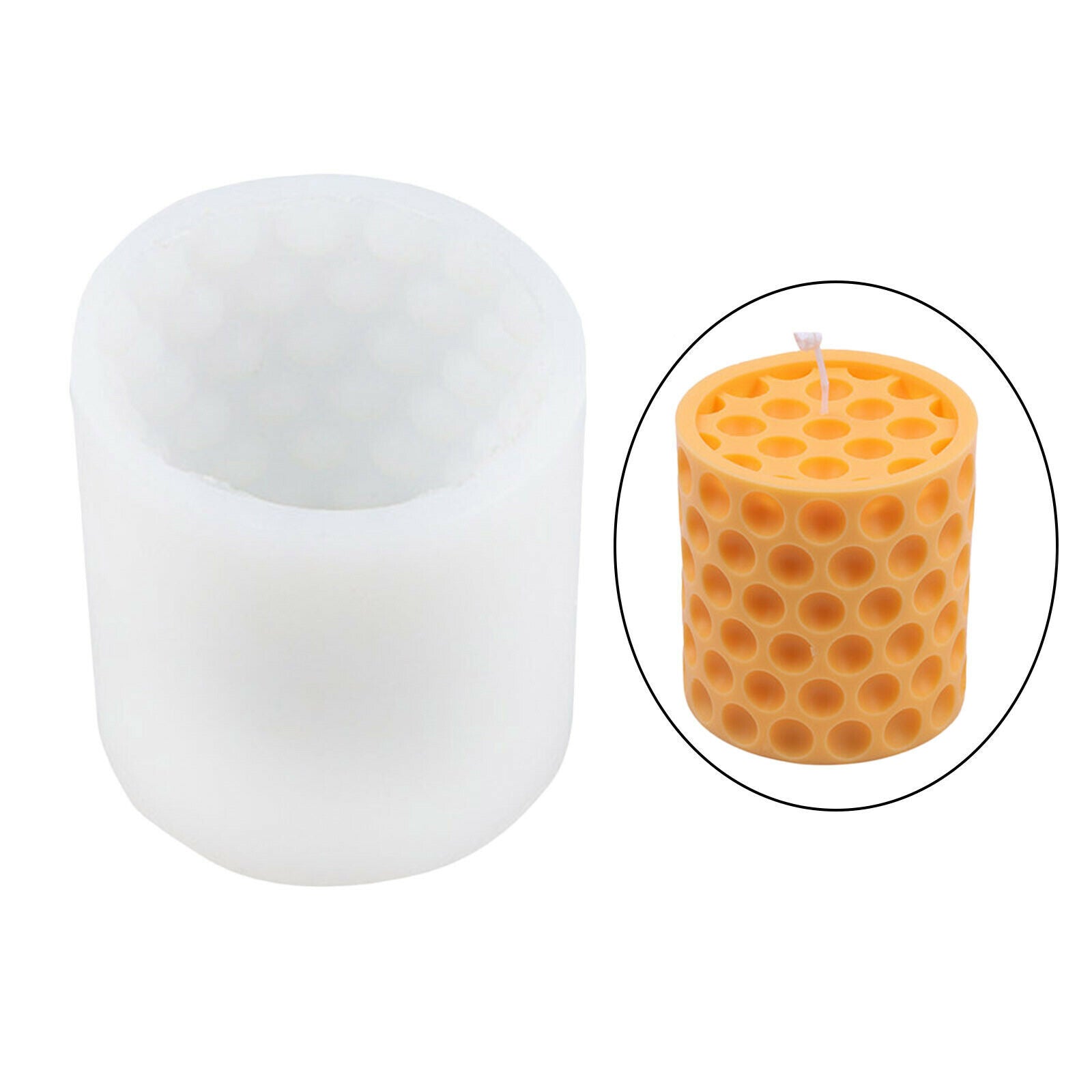 Durable Honeycomb Candle Mold Crayon Wax Melt Soap Mould Mold Handcraft