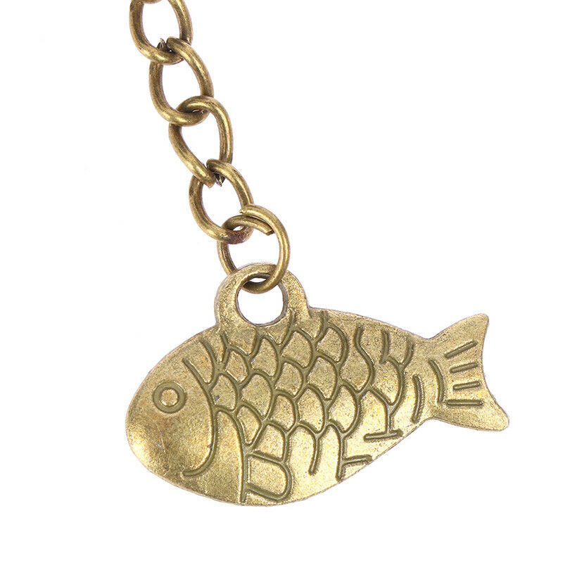 Dragon/Fish Feng Shui Bell Blessing Good Luck Fortune Hanging Wind Ch gtJ.l8