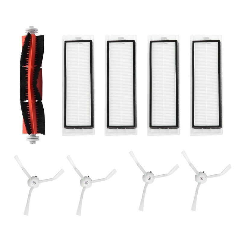 1pcs main brush + 4pcs hepa filter+4pcs side brush for  mijia robot roborock sG6