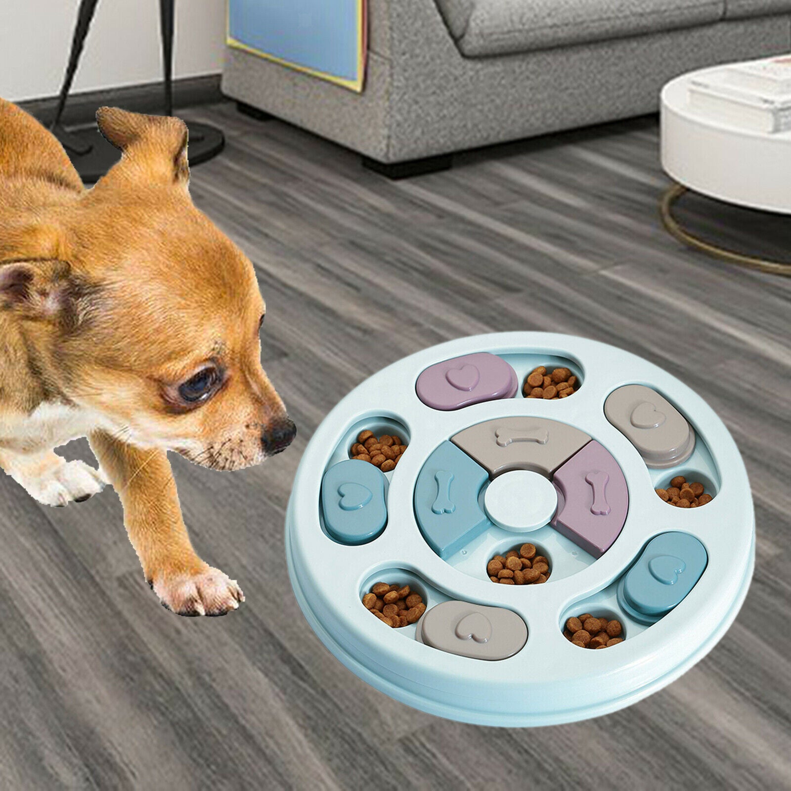 Dog Food Puzzle Dispensing Dogs Cat Feeder Games Feeder Interactive Pet