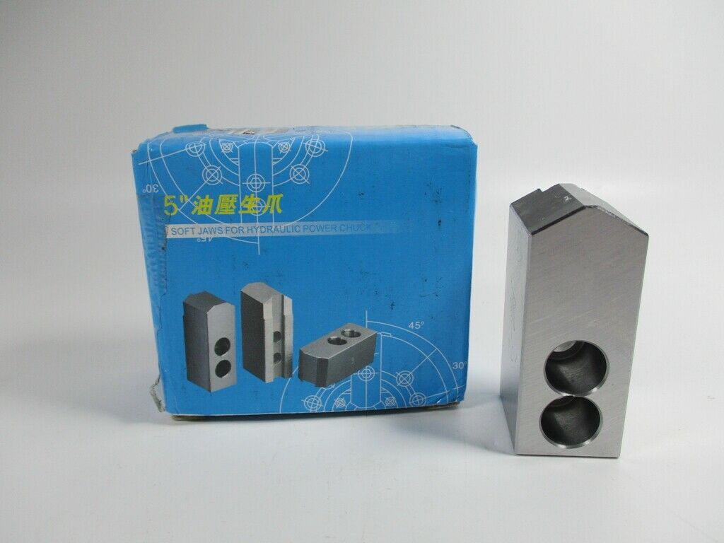 5'' inch Soft Jaw 3Pcs/kit for Hydraulic Power Chuck for CNC HC08 04/05/06/10