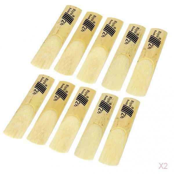 10pcs BE Saxophone Reeds Strength 2.5 Reeds