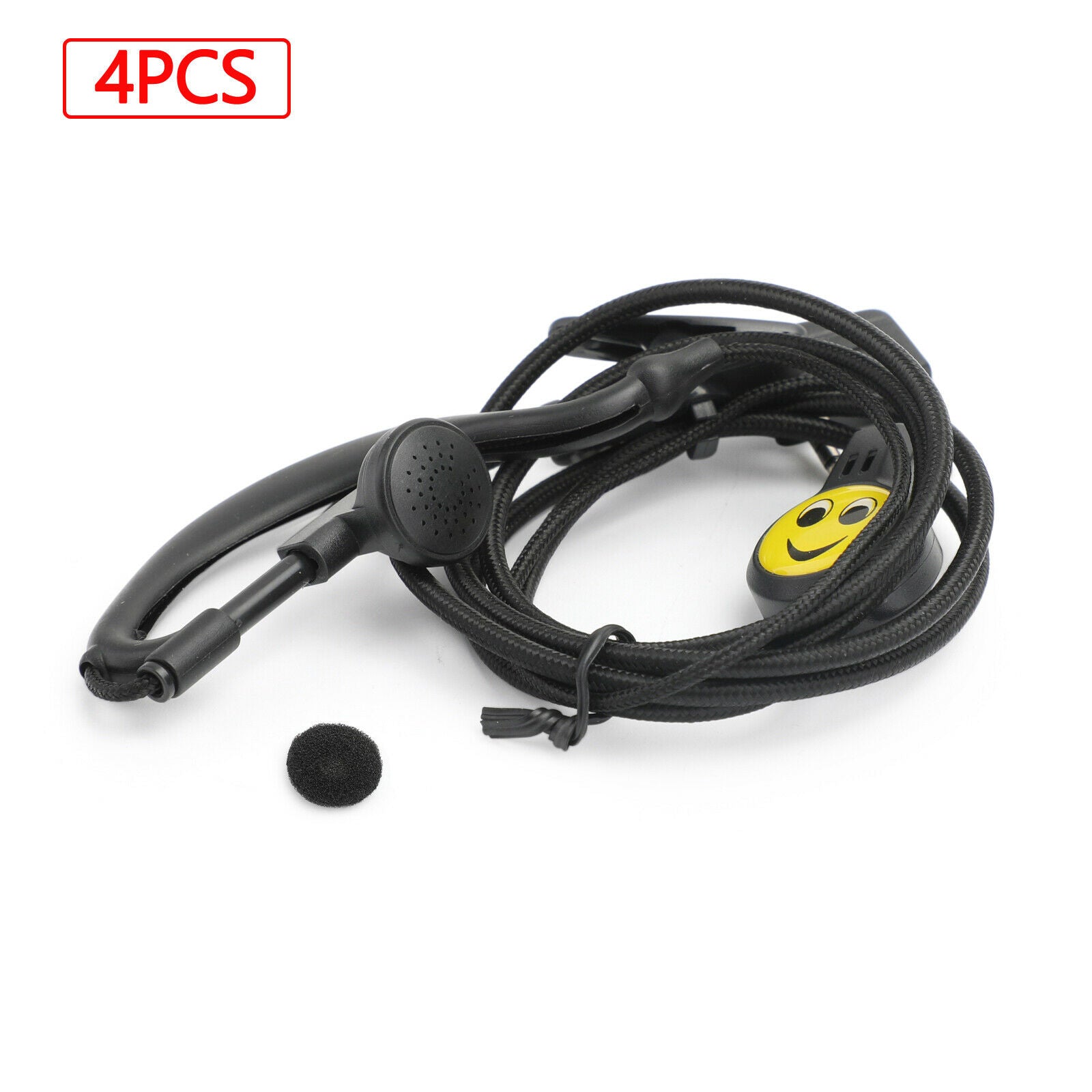 4x Smiley Face Earpiece Headset for TK-3207 2207 3207G 3107 2107 3107G A2