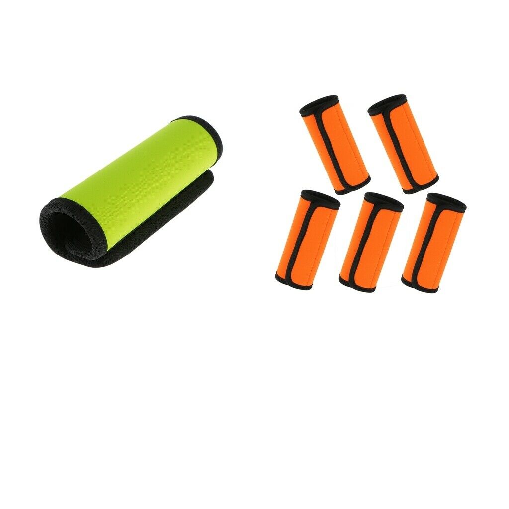 6 Pieces Travel Luggage Suitcase Handle Cover Wrap Grips Identifier Tags