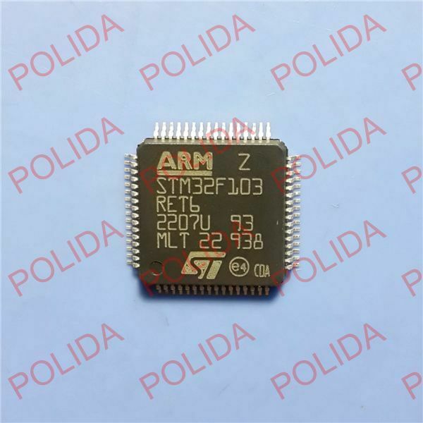 5PCS MCU ARM IC ST LQFP-64 STM32F103RET6 STM32F103RET6TR
