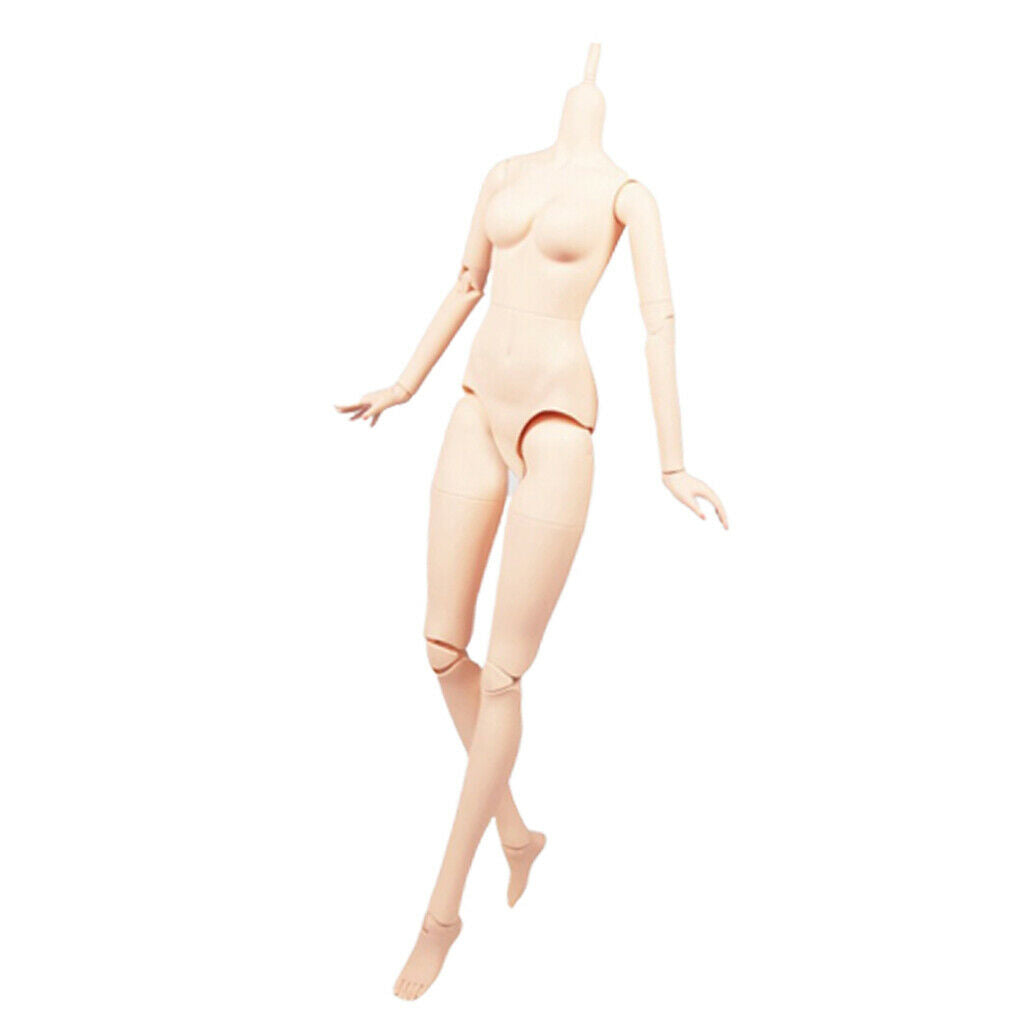 60cm BJD Body without Head DIY Crafts Replacements Practice Parts Accessory