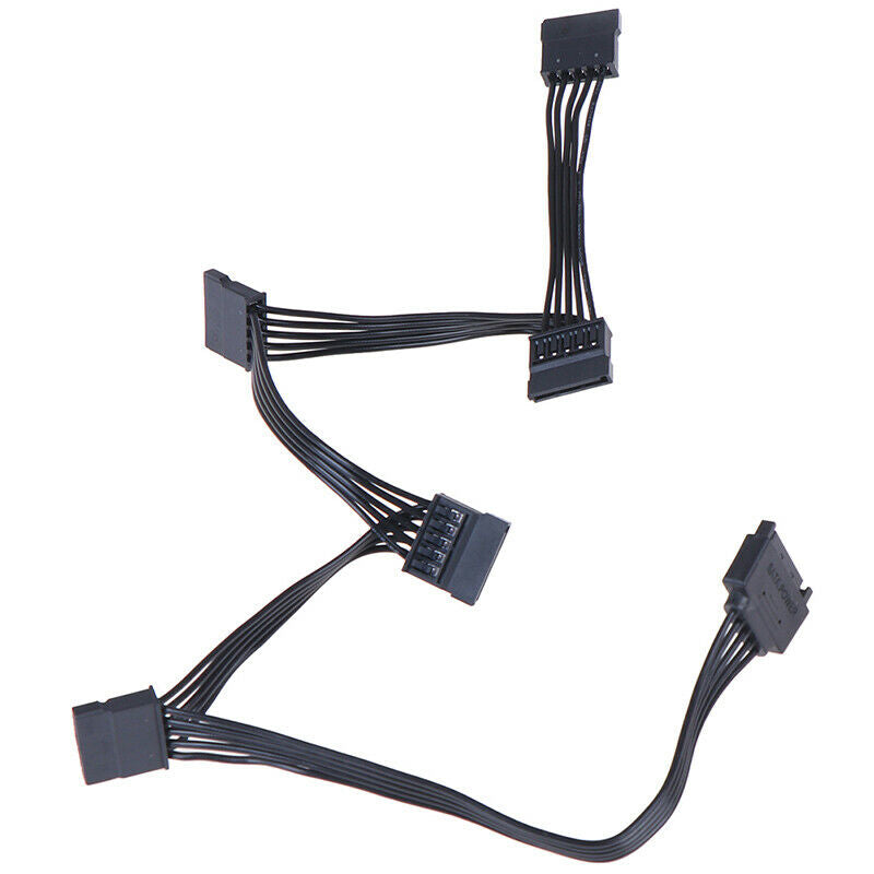 SATA 15Pin 1 to 5 SATA hard drive power line hard disk expansion .l8