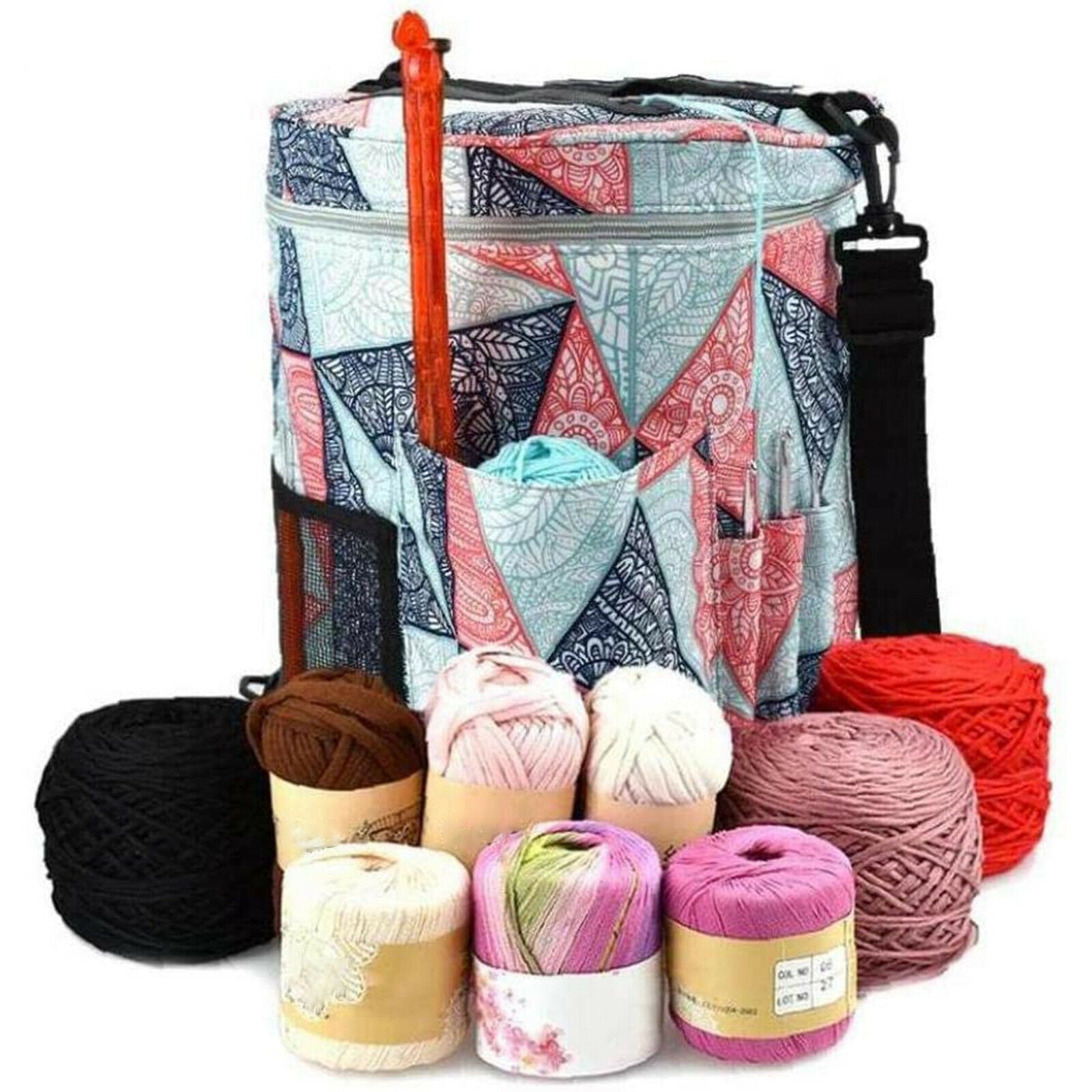 Yarn Storage Bag Knitting Bag Portable for Yarn Arts Tool Accessory Parts