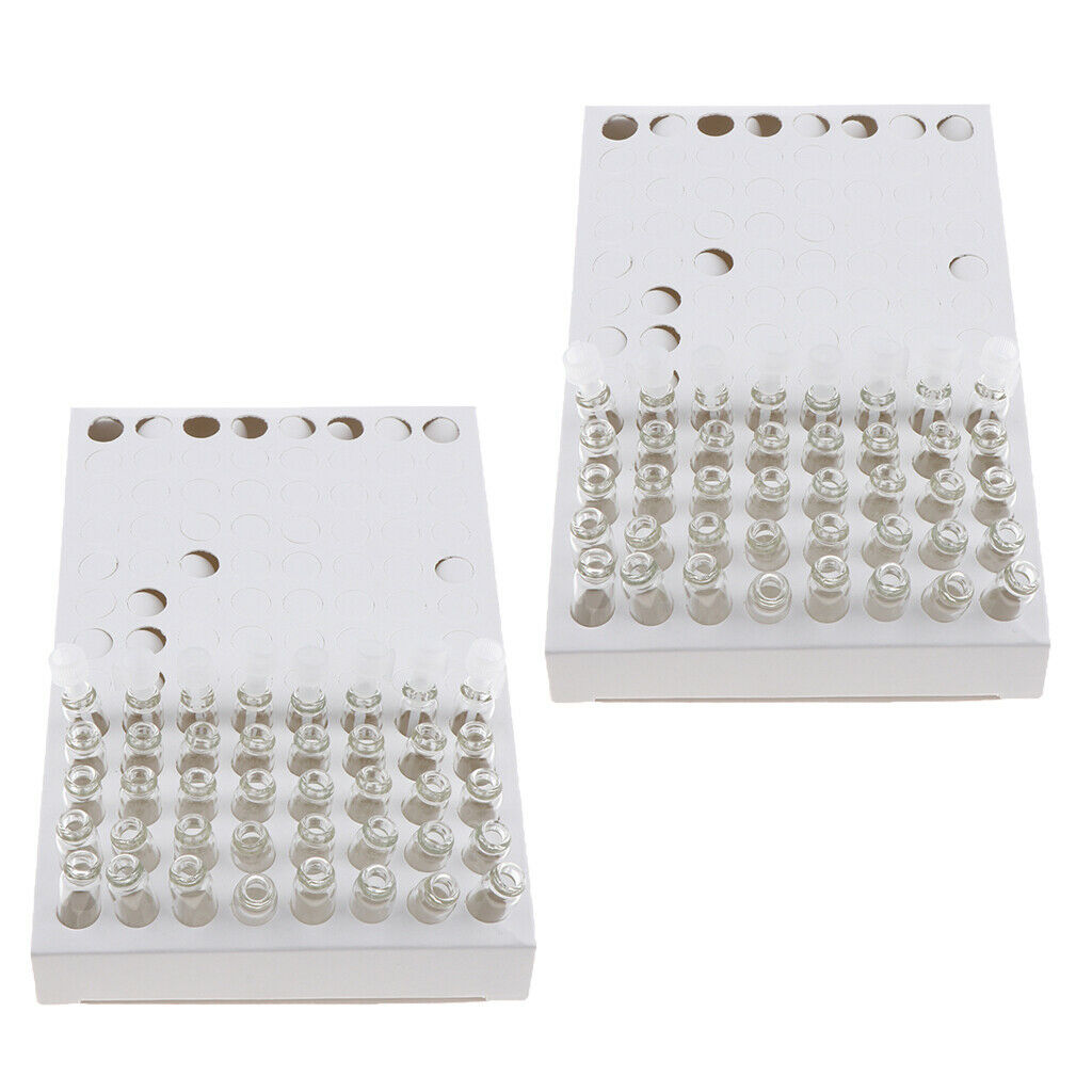 104pcs 1ml Glass Perfume Vials Empty Essential Oils Fragrance Bottles Clear Body