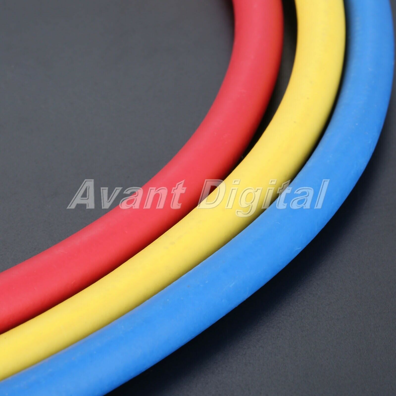 Car HVAC Manifold Gauge AC Refrigeration Test w/5ft Charging Hoses R134a R22