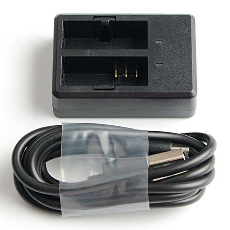 2in1 Dual Slot Battery Charging Cam Charger Camera Dock for EKEN SJCam SJ4000 DD