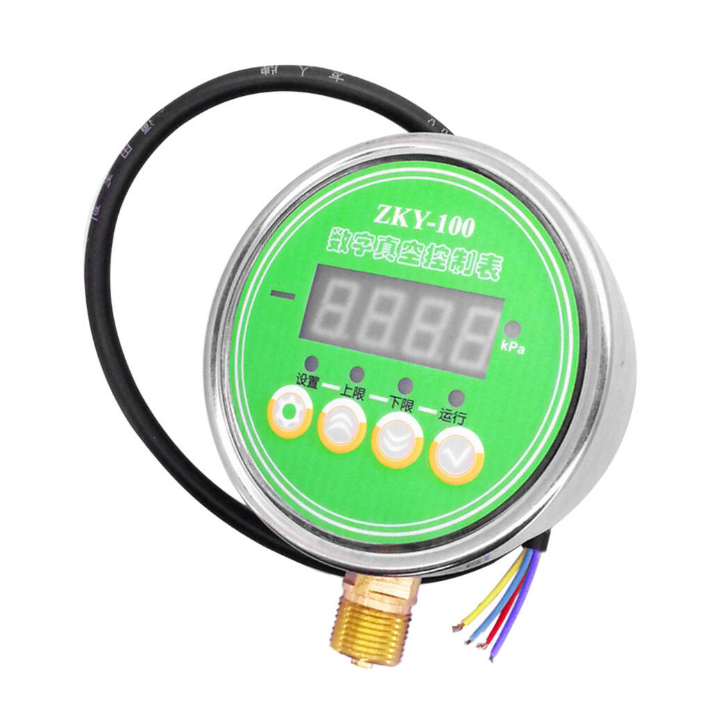 220V 1CH Digital Pressure Switch Controller -100KPa-0 For Vacuum Pump