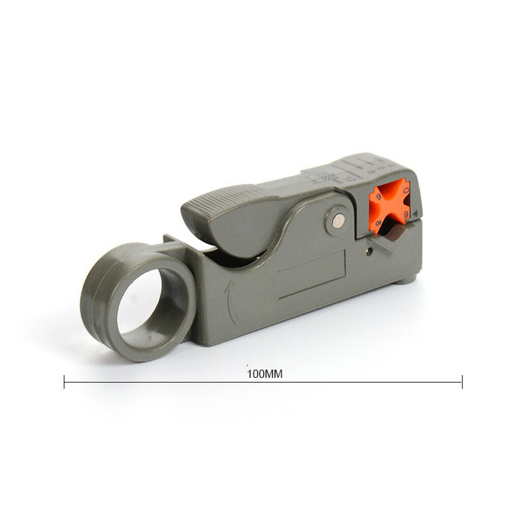 Rotary Cable Stripper RG-58/59/62/6 Wire Crimping Stripper Stripper Cutter