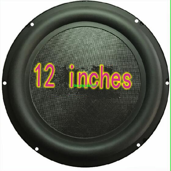 1pcs 12"inch bass radiator Bass diaphragm basin Audio vibration board With frame