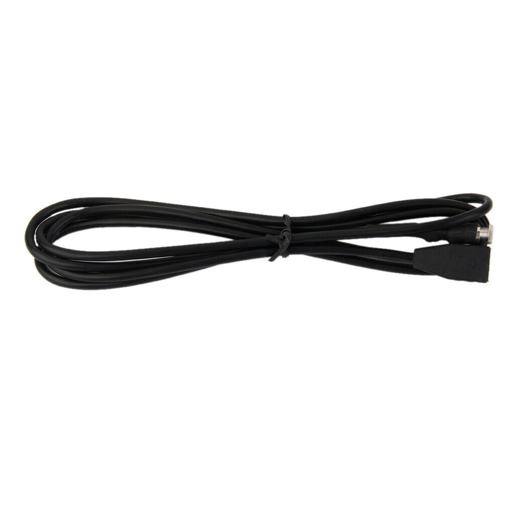 3.5mm Female Jack Car Aux-in Adapter Cable FOR BMW BM54 E39 E53 X5 E46 Black