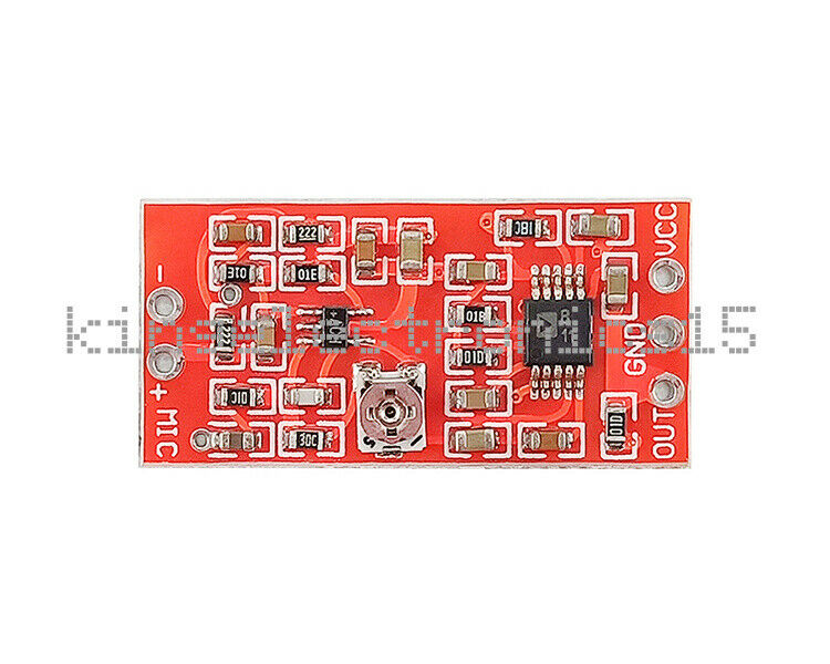 MAX4466 Electret Microphone Preamplifier Module With SSM2167 Voice Compression K