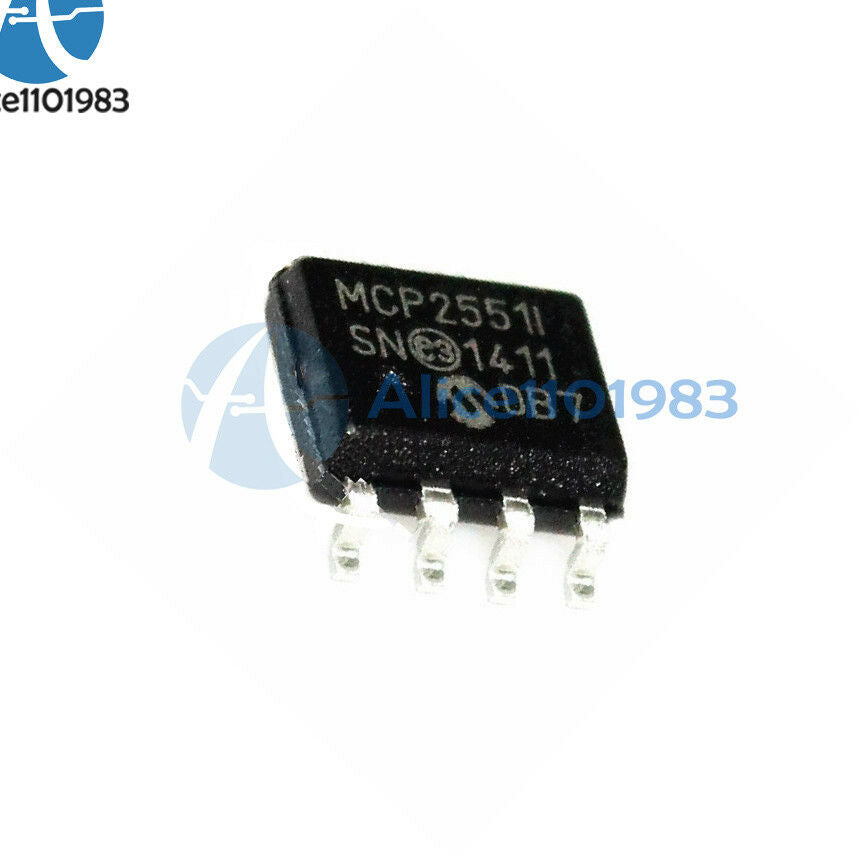 5PCS MCP2551 MCP2551-I/SN IC TRANSCEIVER CAN HI-SPD 8-SOIC