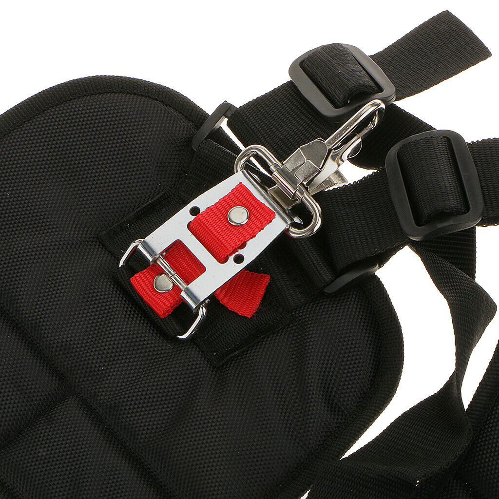 Universal Black Adjustable Brush Cutter Shoulder Strap with Carry Hook