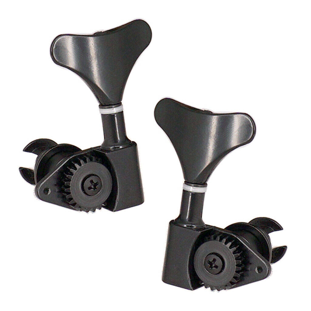 Pack of 4 Electric Bass Machine Tuning Pegs Heads Key Knobs Alloy Parts Kit