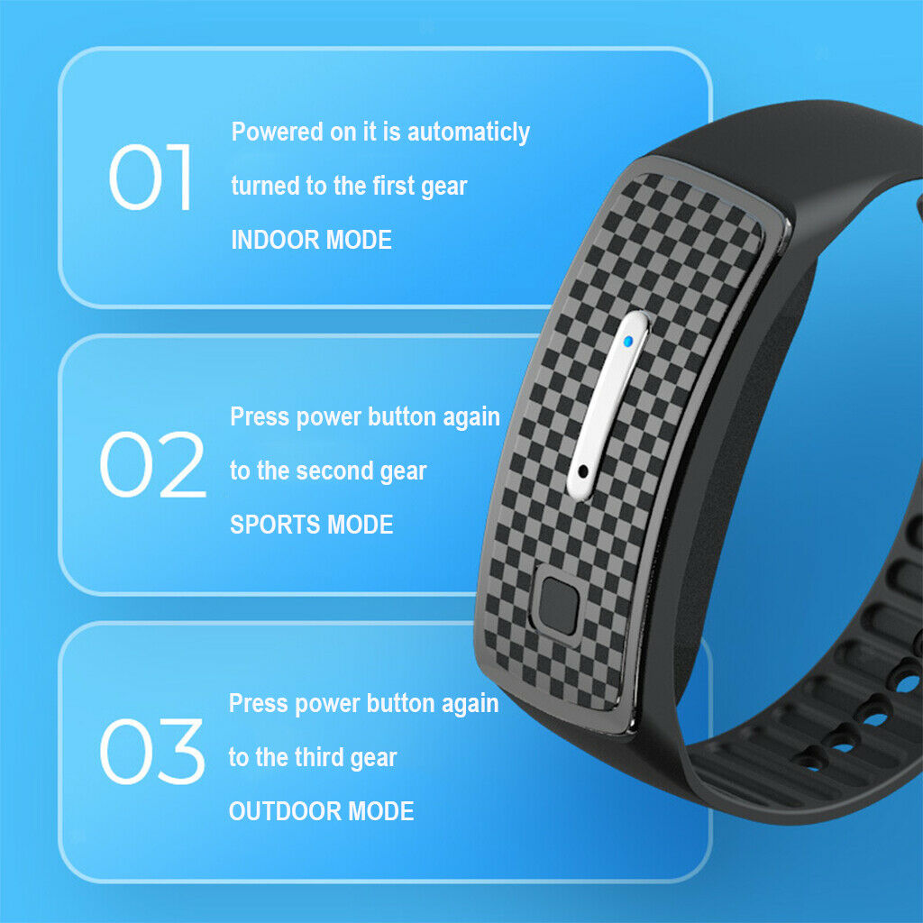 2 Pack Ultrasonic Mosquito Repeller Bracelet Waterproof for Adults/Children