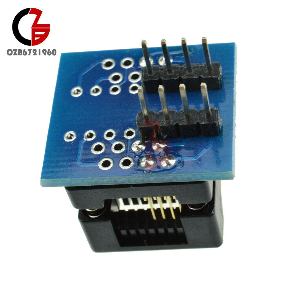 10Pcs SOIC8 SOP8 to DIP8 EZ Programmer Adapter Socket Converter Module 150mil
