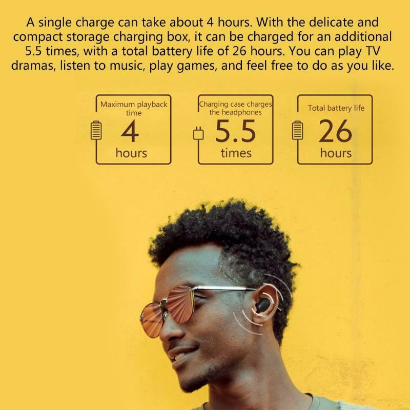 Bluetooth Headphones In Ear with Hifi Stereo Gaming Earbuds with 65 ms Low Delay
