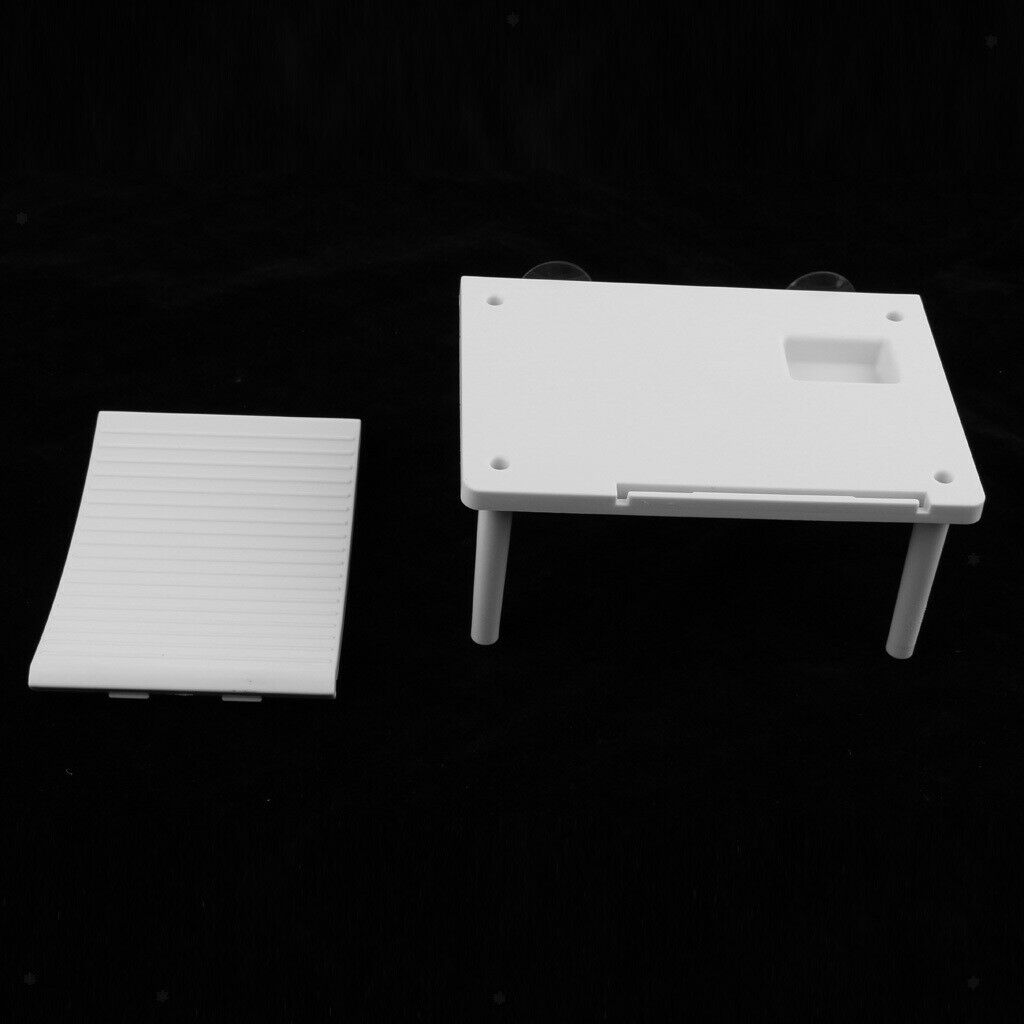 Reptile Turtle Basking Platform Aquarium Floating Dock Tank Staircase