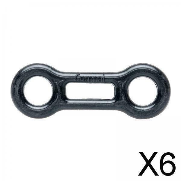 6X Plastic Carabiner Ropes Locking Rigging Fixing Rock Climbing Safety Gear