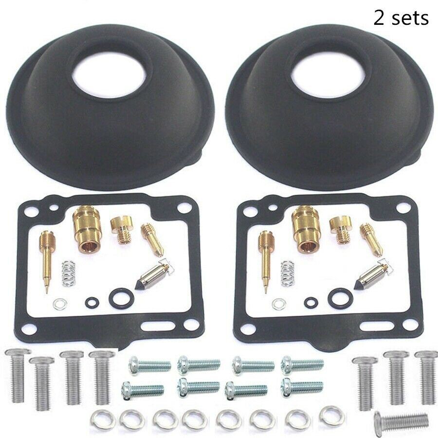 Carburetor Repair Kits with Diaphragms For Yamaha XV750 Virago 750 1988-1997