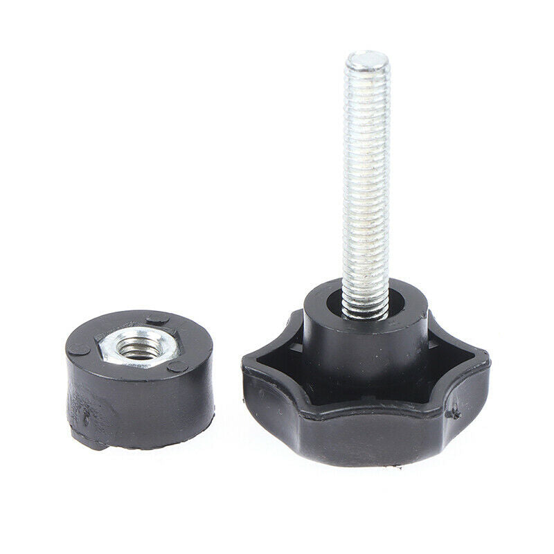 Tighten the guiding rule screw with the pressing screw of the manual ceramic KX