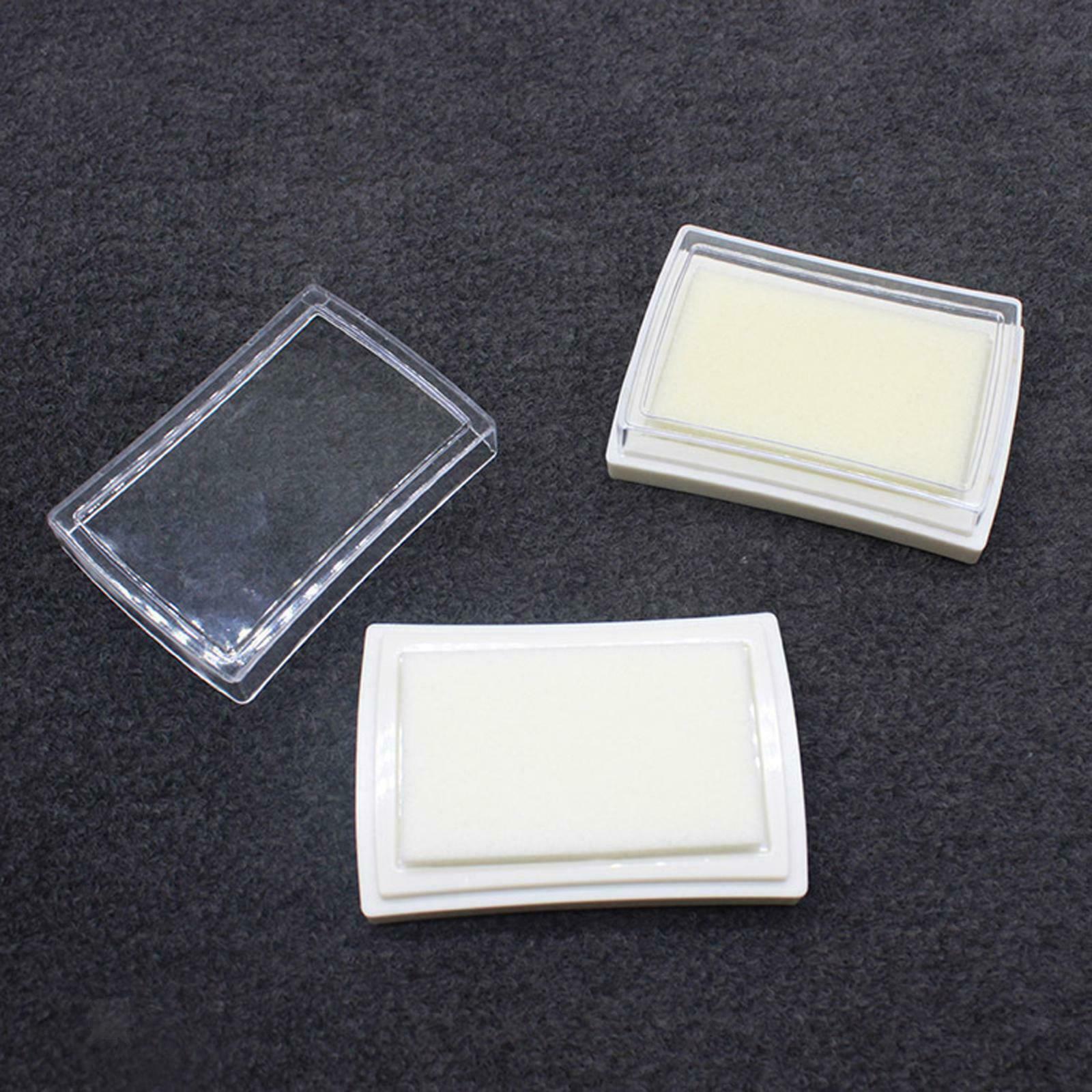 10pcs Blank No Color Stamp Pad Craft Ink Pad Scrapbook Painting Card Making