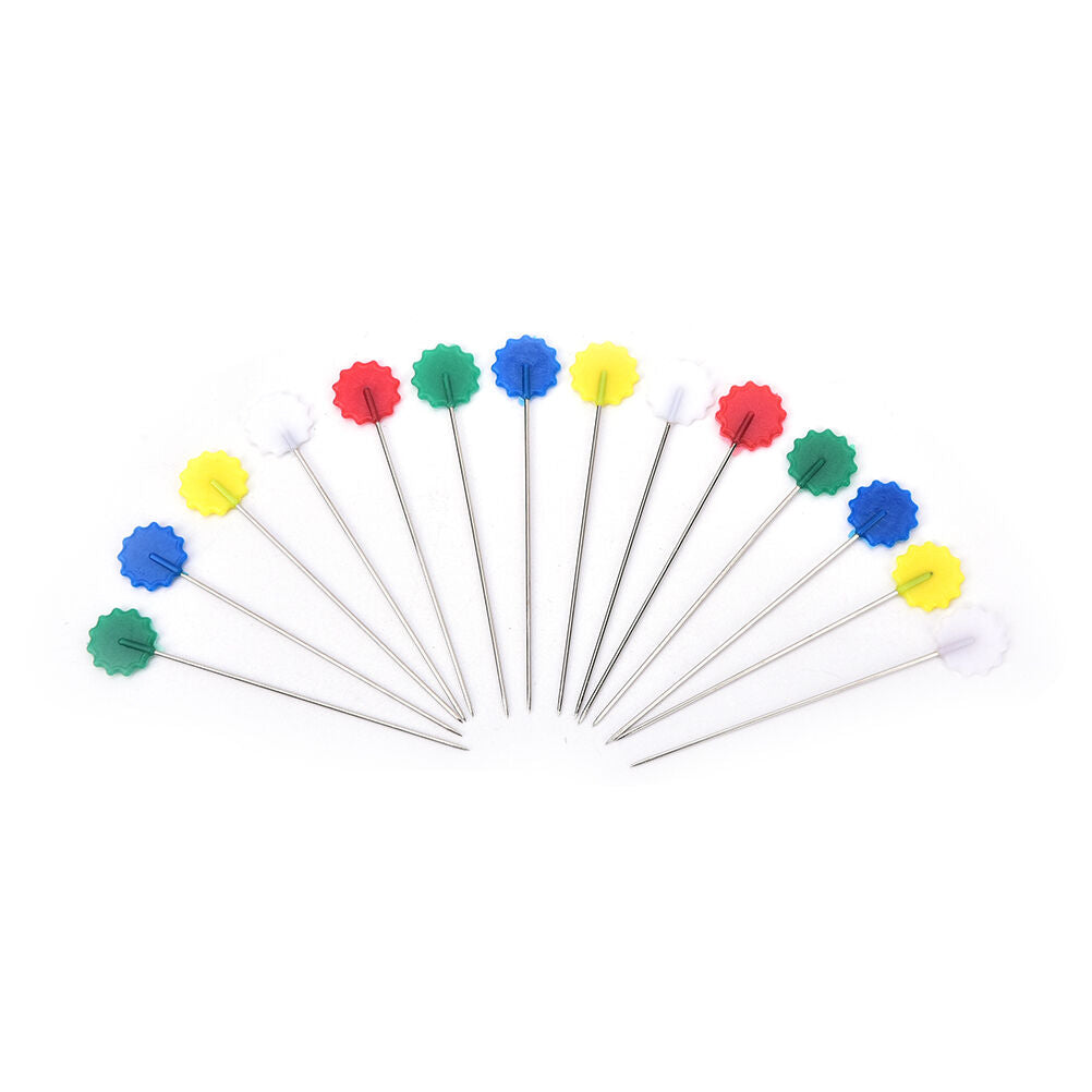 50X Patchwork Pins Flower Button Head Pins Quilting Tool Sewing Accessori.l8