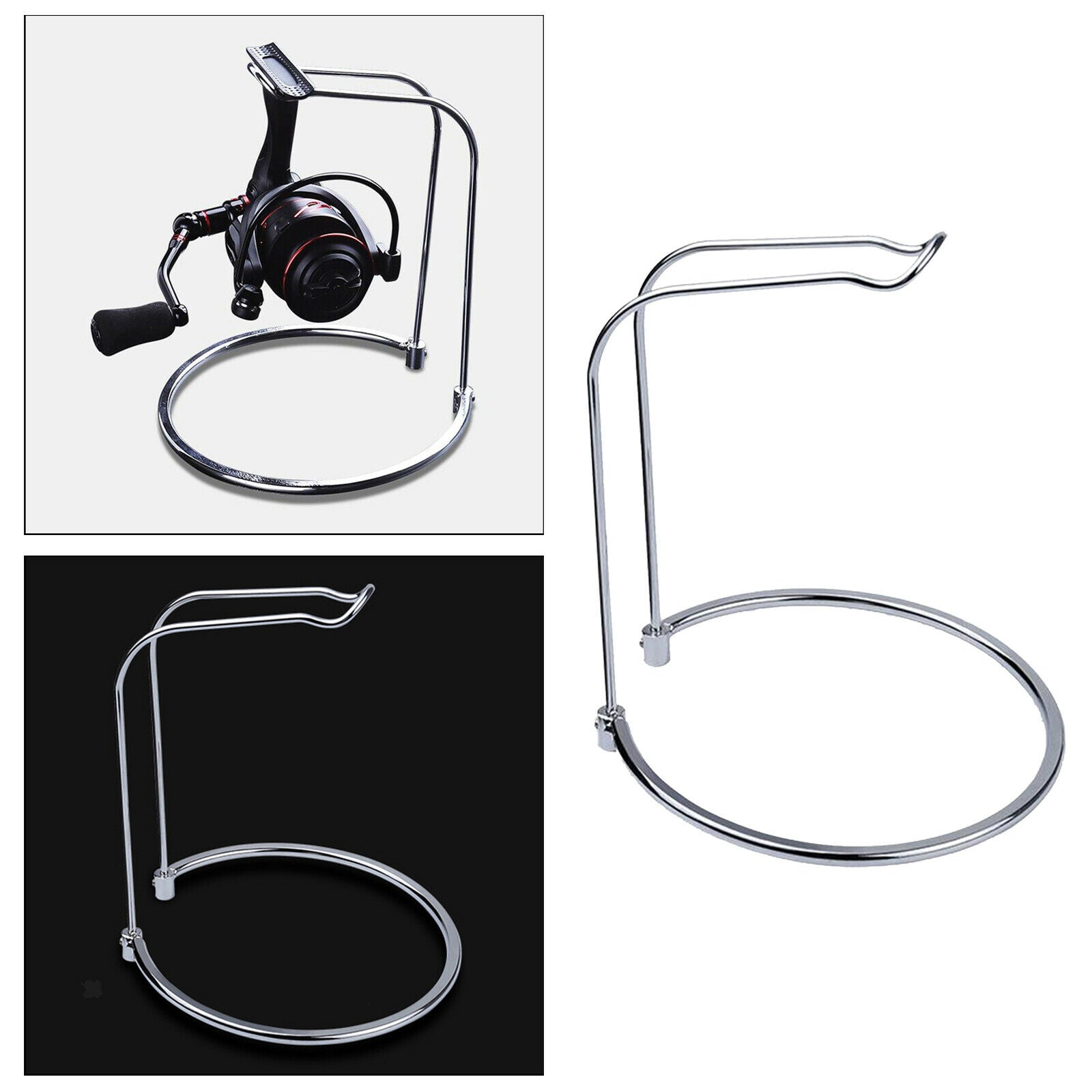 Fishing Reel Display Stand Detachable Gear Holder Rack Stores Home Storage Acce