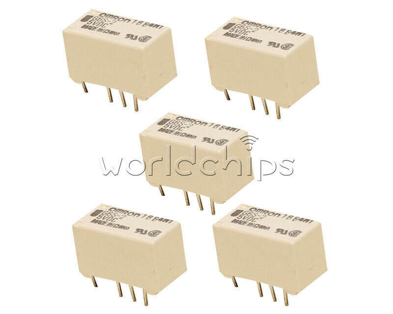Durable 5V Relay G6S-2-5VDC 178ohm 2A 250VAC/DC220V 8PIN for Omron Relay