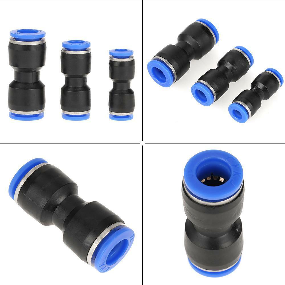 30Ã—Quick Release Straight Push Connector Air Line Fittings for 1/4 5/16 3/8 Tube
