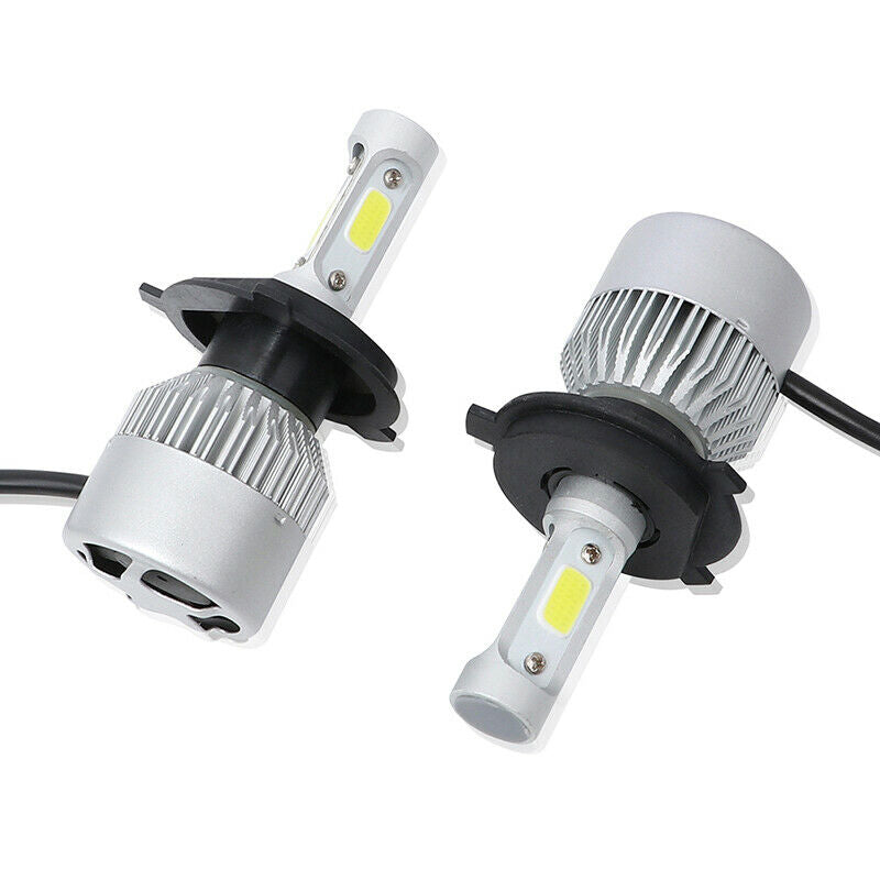 2x H4 HB2 9003 285000LM 1950W LED Headlight Kit Hi/Lo Beam Bulb High PowerFB Tt