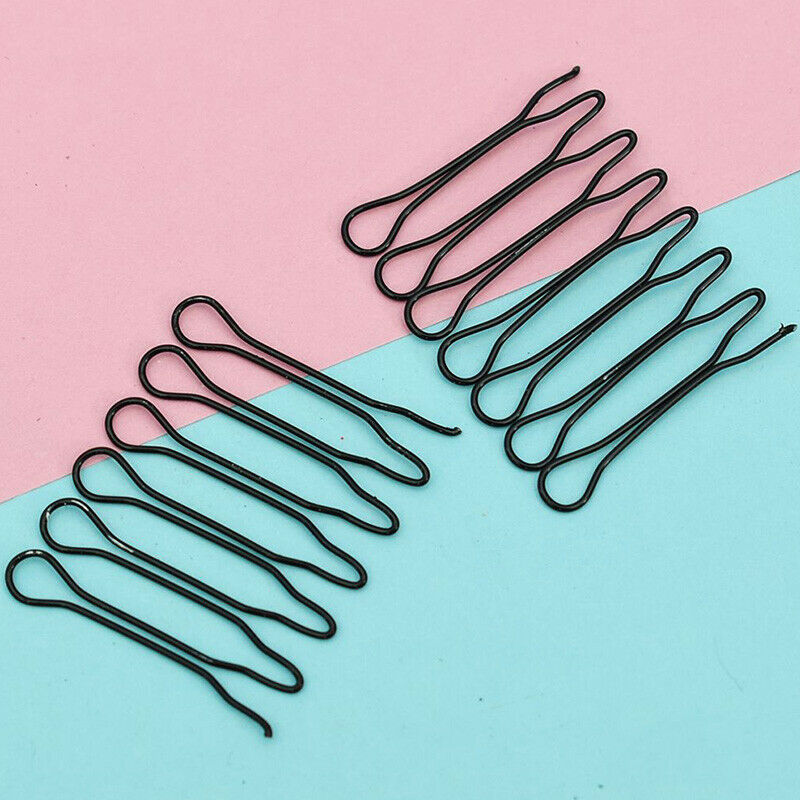 Womens Fashion Black Bangs Hair Clips Comb Hairpin Stretchable Hair Styling Tool