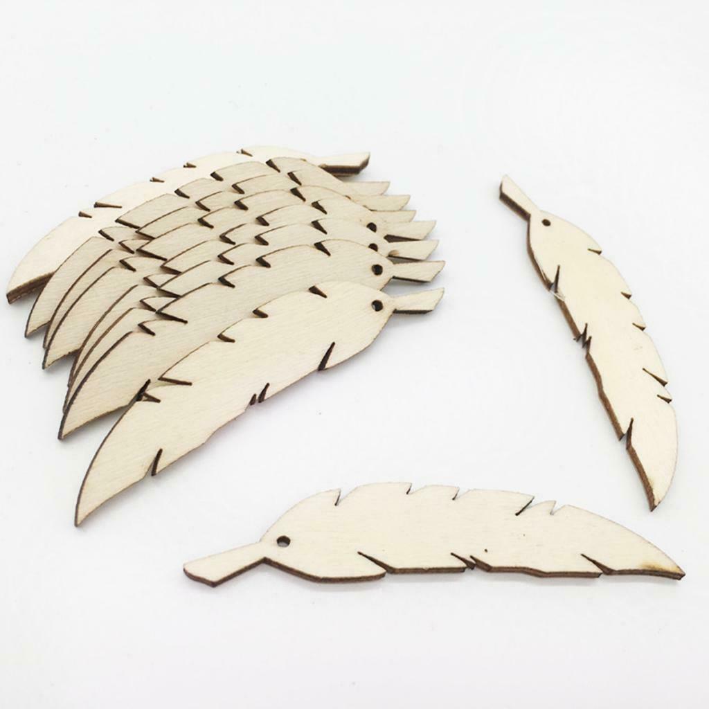 50 Pieces Wooden Hearts Pieces of Wood for DIY Decoration