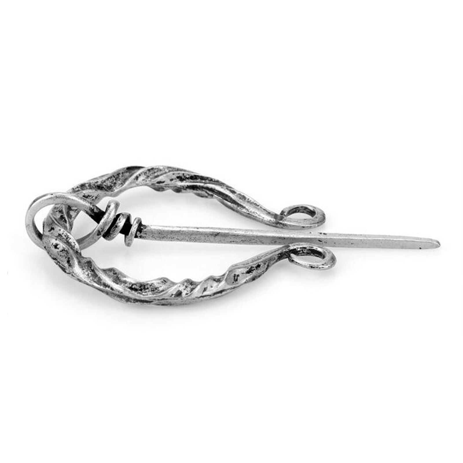 Brooch Pin Celtic Knot Pin Irish Shawl Cloak Pin Scarf Kilt Pewter Viking Pagan