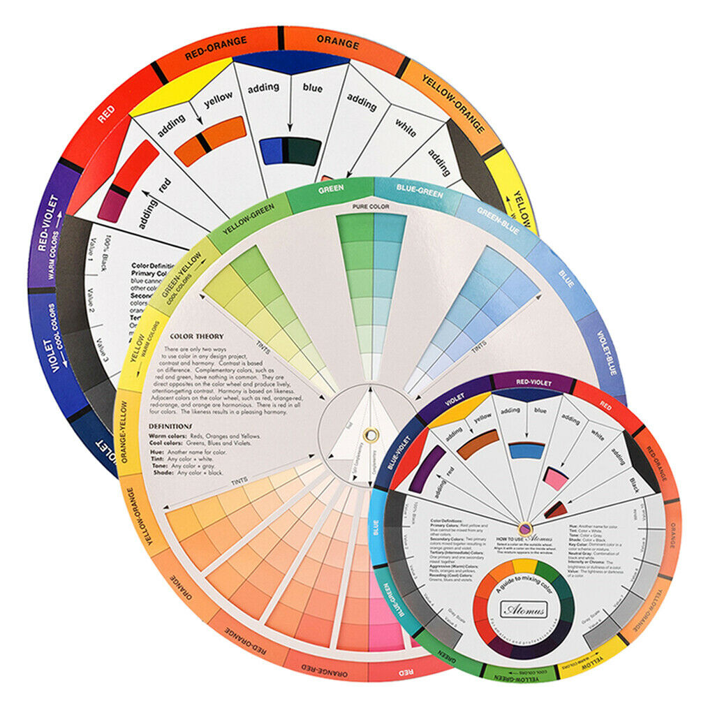 Makeup Color Mixing Guide for Microblading Nail Art Painting Crafts B