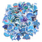 49Pcs Cute Blue Sea Marine Animals Stickers Suitcase Laptop Skateboard Decals Tt