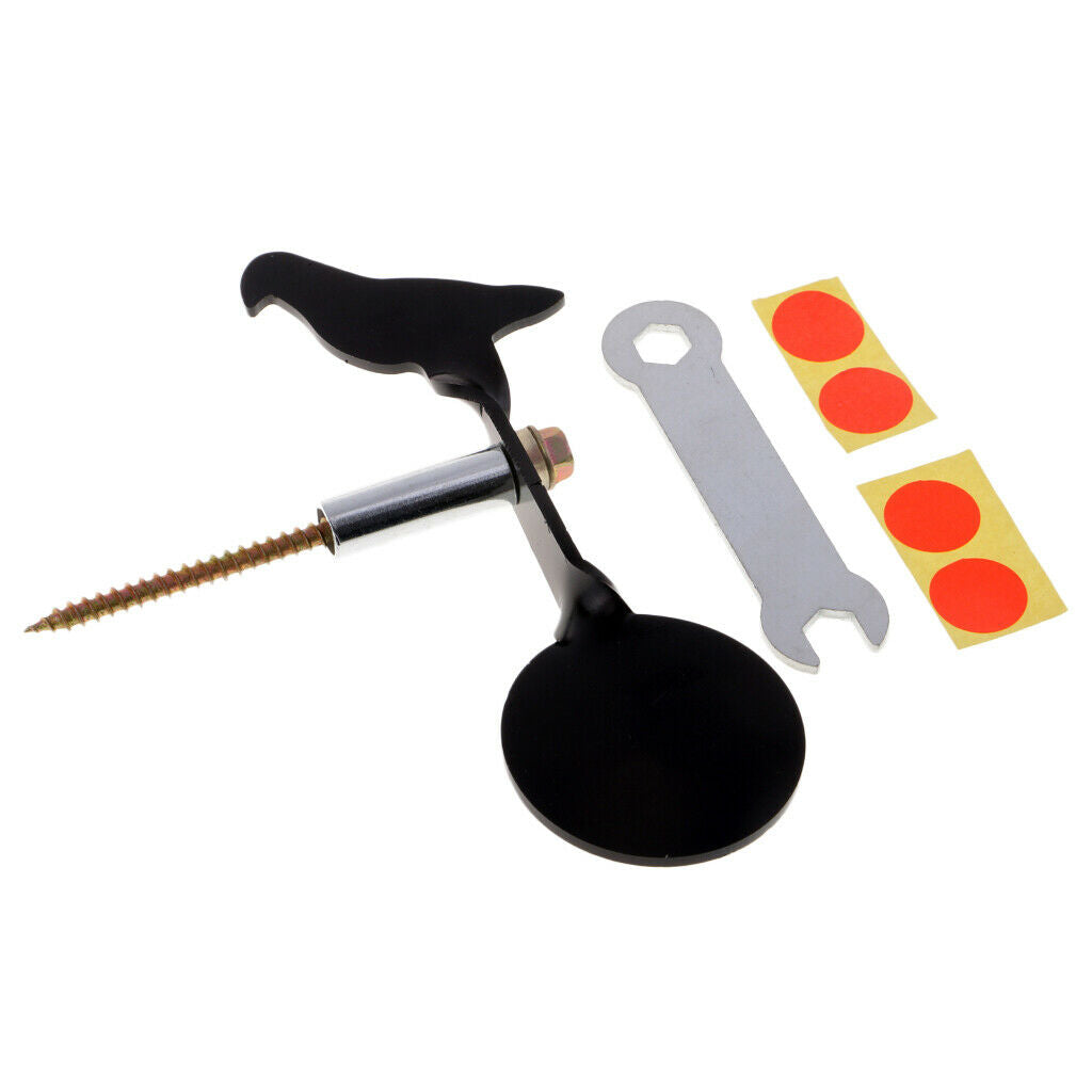 Bird Shape Stainless Steel Spinners Target Rotate Shooting Practice Target