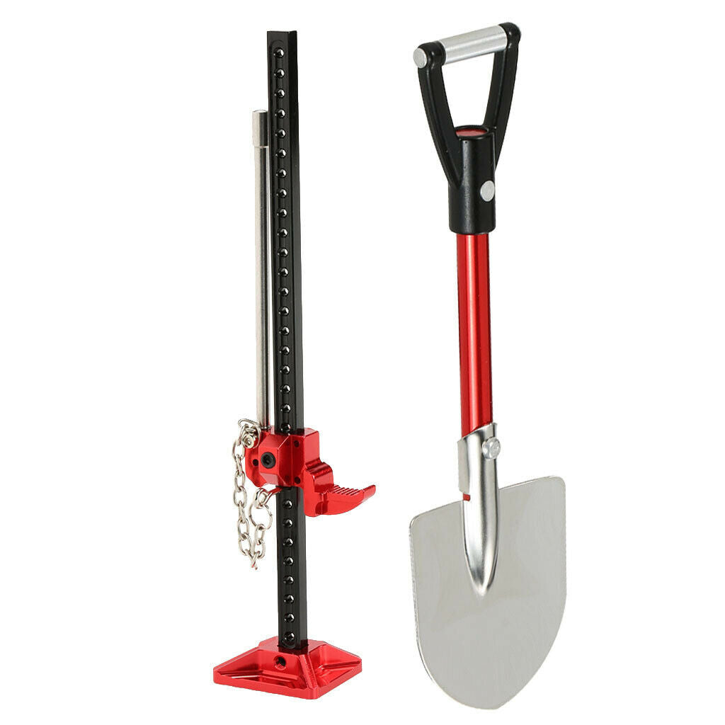 Quality   Metal   Hi - Lift      &  Shovel   for   1 / 10   Axial   SCX10
