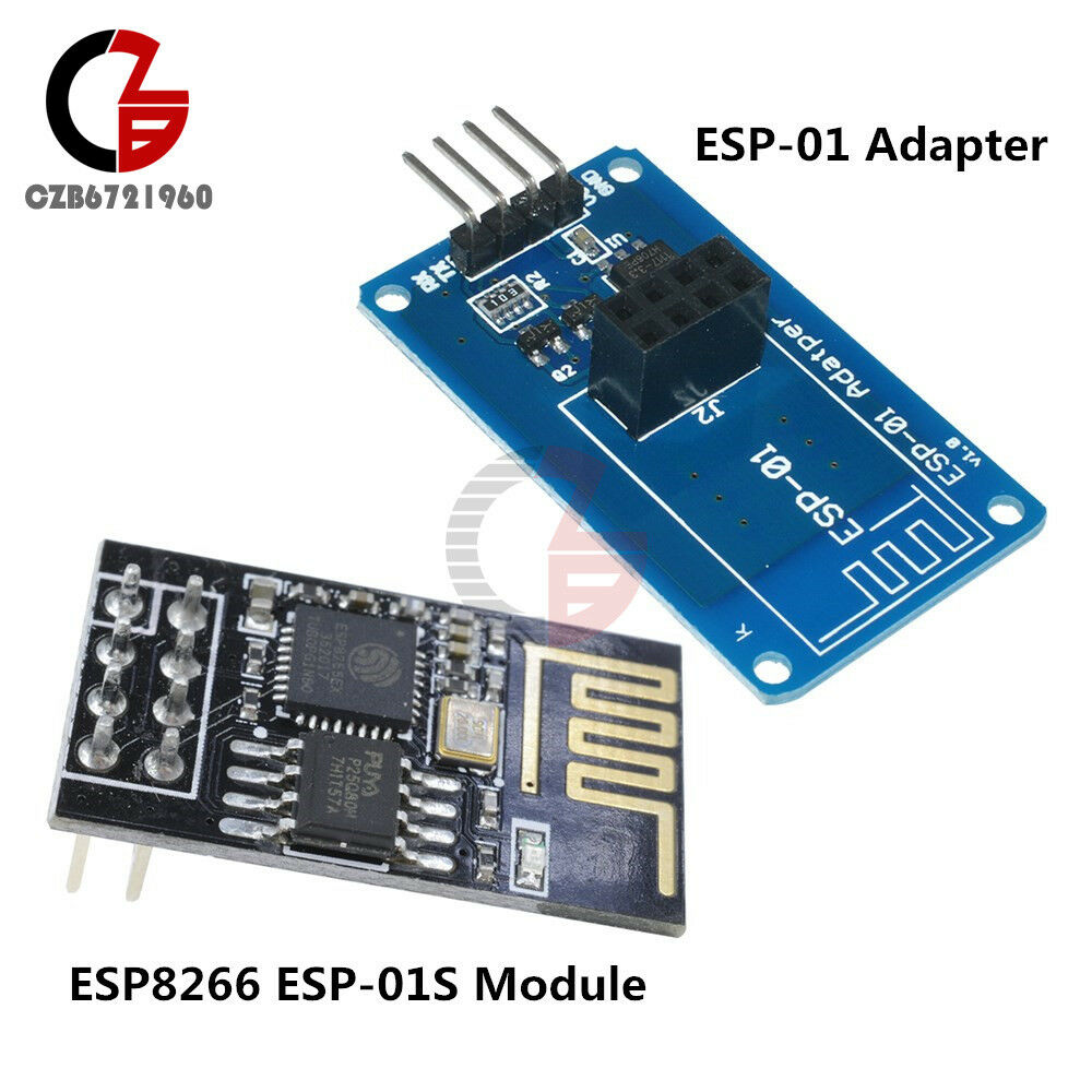 ESP8266 ESP-01S Serial Wireless Wifi Module + ESP-01 Adapter for Arduino UNO R3
