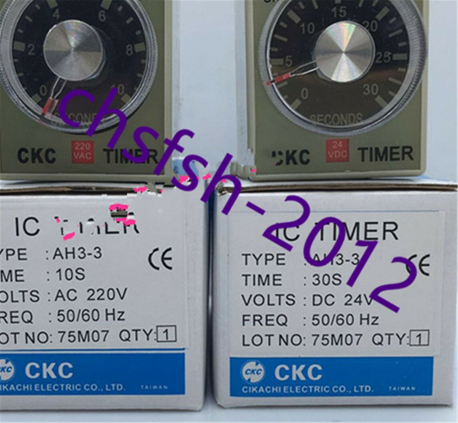 1 pcs New IN Box CKC AH3-3 Motor Time Control Relay